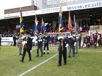 Aldershot Town mark Armistice Day before win against Kidderminster