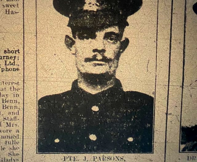 Remembering the sacrifice of Farnham 'Tommy', Private Joseph Parsons