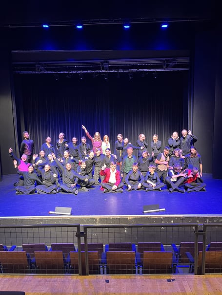 Weydon School cast of King Lear, 2023.