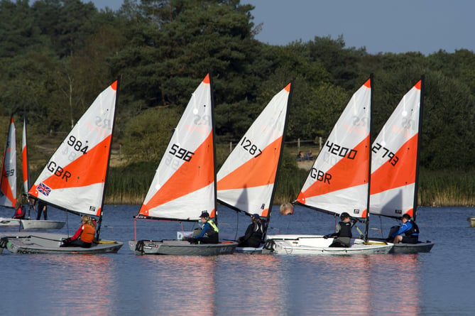 Frensham Pond Sailing Club hosted 47 young sailors