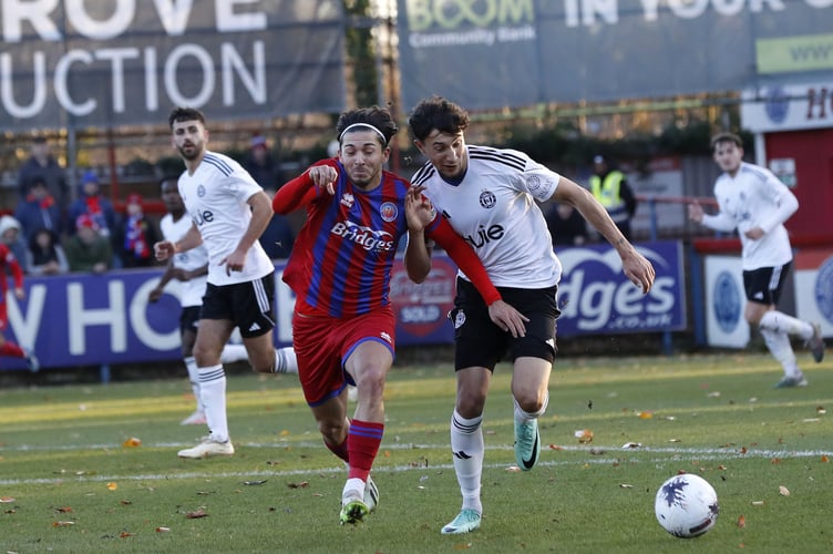 Action from Aldershot Town’s 1-0 win against FC Halifax Town in the National League