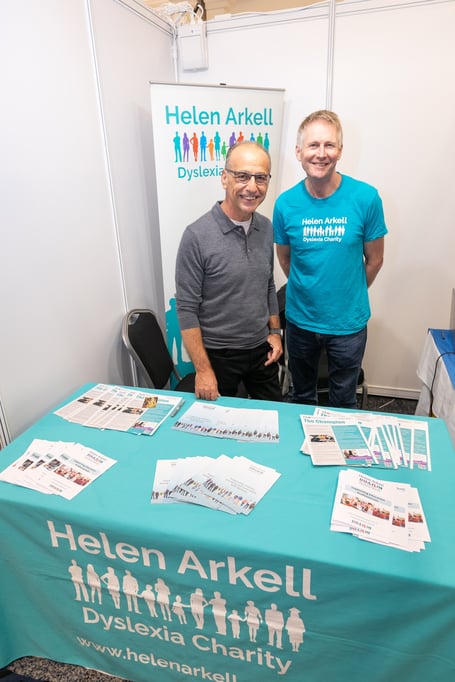 BBC Dragons Den star Theo Paphitis with charity CEO Andy Cook