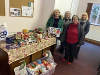 Exercise group makes (keep) fitting donation to Liss Food Bank