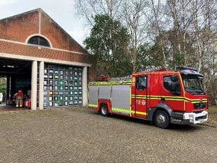 Festivities hotting up as Bordon Fire Station holds drive-thru grotto