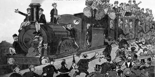 The last train from Alton – as seen in the 1900s...
