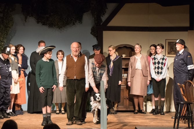 A scene from Goodnight Mister Tom by the Tilbourne Players, Tilford, November 16th to 18th 2023.