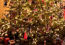 Christmas has begun within National Trust venue Hinton Ampner