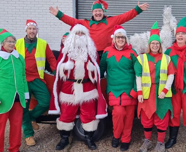 Santa's Sleigh begins tour of Petersfield today with Round Table help