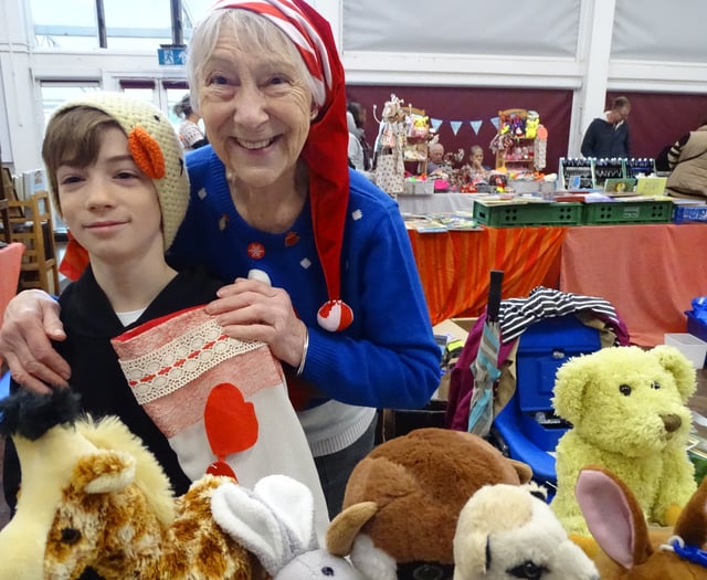 Lots of love for Ukrainian doll maker at Petersfield Christmas market