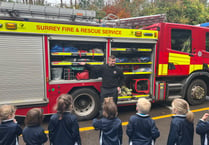 Surrey Fire and Rescue teach St Ives School's life-saving lessons
