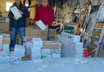 Huge response to Alresford Rotary Club Christmas shoebox appeal