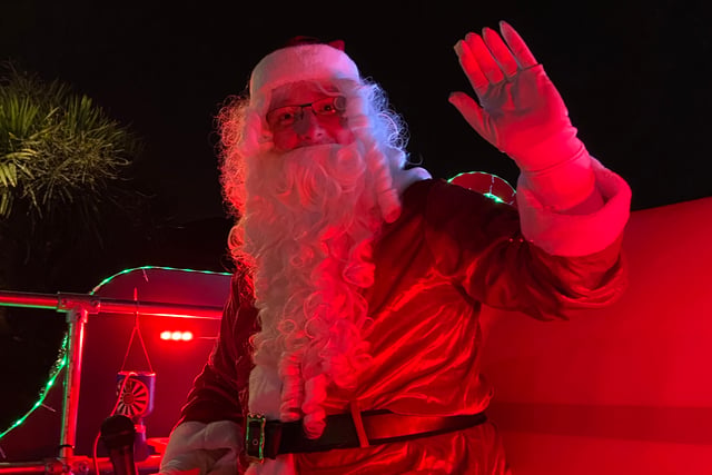 Santa's sleigh spotted in Farnham 