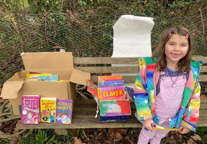 Georgina Mullins' book sale for Haslemere Christmas Drive