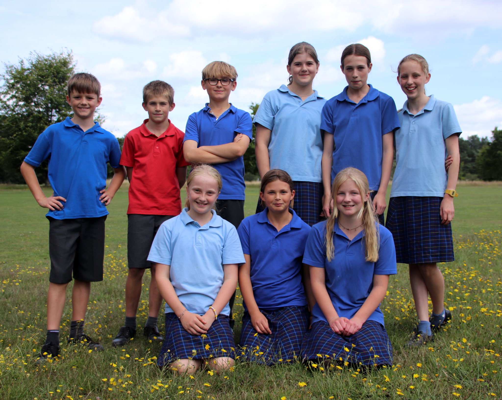 The new cohort of peer listeners at Highfield and Brookham Schools