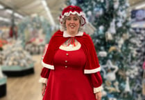 Mrs Claus feeling grand as Bordon mum gets dressing down for charity