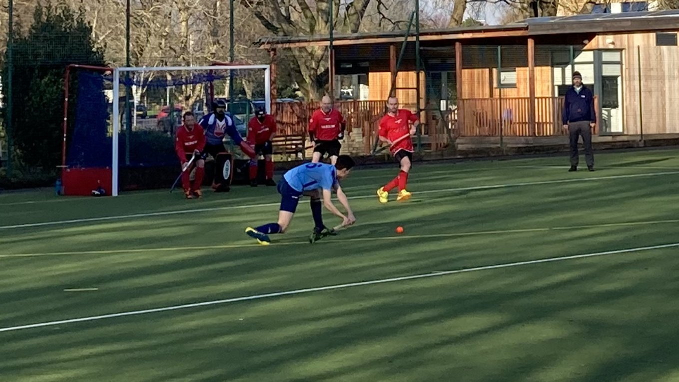 Action from Petersfield Hockey Club's men's third team's 1-0 win at Lavant