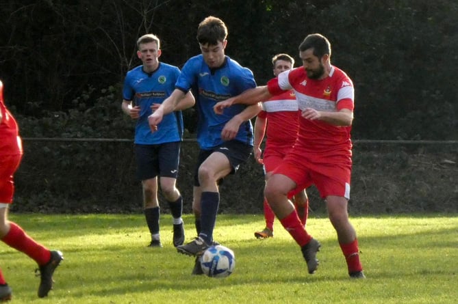 Jack Butler scored two goals for Liss Athletic
