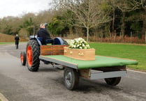 Fitting final journey for vintage tractor enthusiast from Petersfield