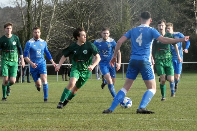 Action from Liss Athletic's 2-1 defeat at Liphook United