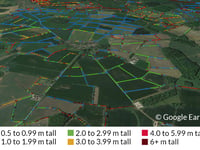 Surrey and Hampshire have the lowest densities of hedgerows in the UK
