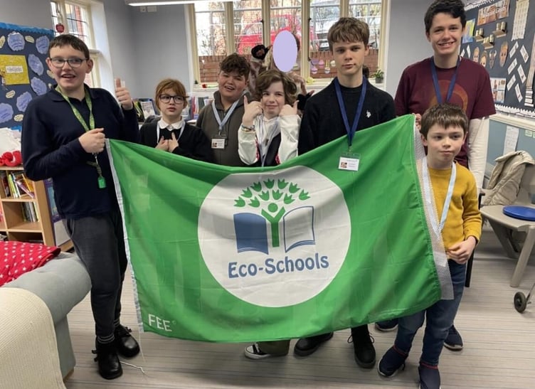Eco Schools - Undershaw pupils raise Green Flag