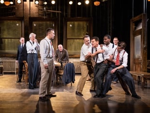 Watch Twelve Angry Men take on Guildford's Yvonne Arnaud Theatre