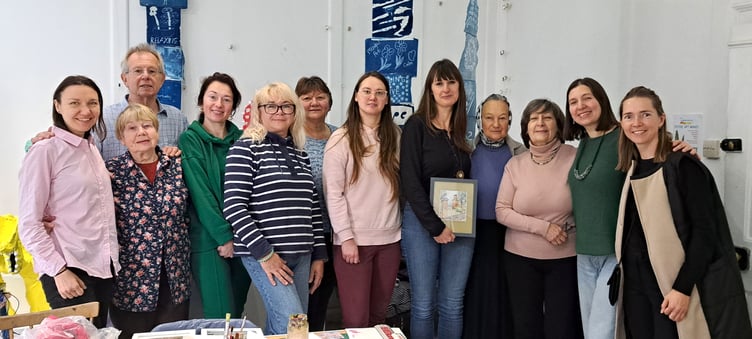 An exhibition of photography and stories by Creative Response's Ukrainian Art Group will open in Farnham this Saturday