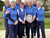 Petersfield Ladies win Winter Triple for third year running