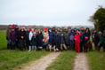 Save Neatham Down campaigners highlight its beauty on nature walk 