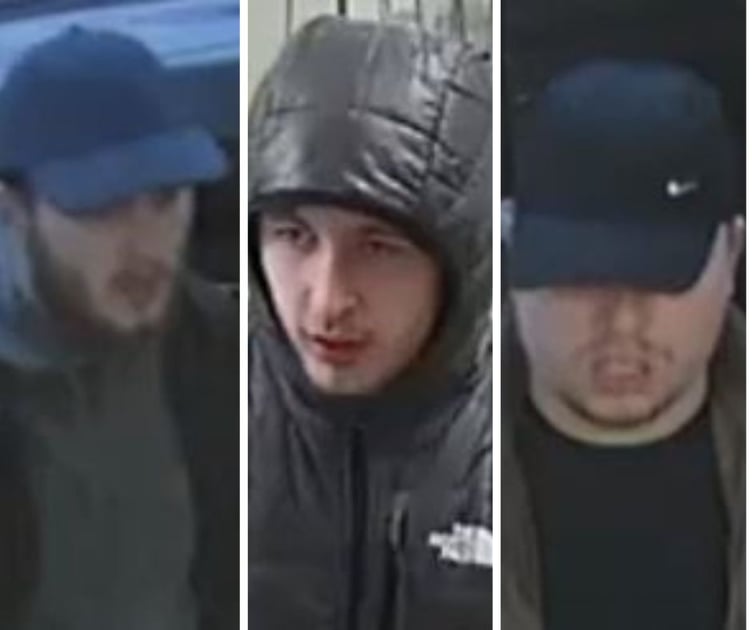 Police in Hampshire would like to speak to these three men in connection with an incident