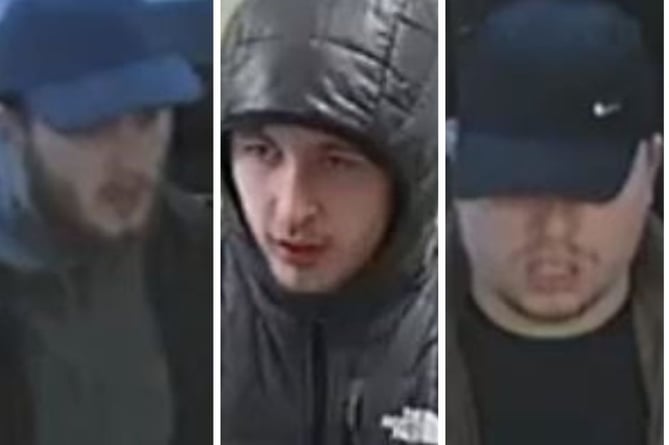 Police in Hampshire would like to speak to these three men in connection with an incident