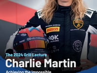 Lecture at Churcher’s College features racing driver Charlie Martin