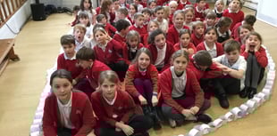 Binsted School celebrates leap year with leaps for kindness