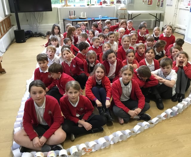 Binsted School celebrates leap year with leaps for kindness