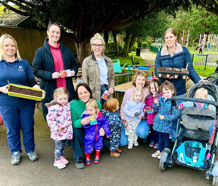 Alton Community Grow Club, Public Gardens, Alton, March 20th 2024.