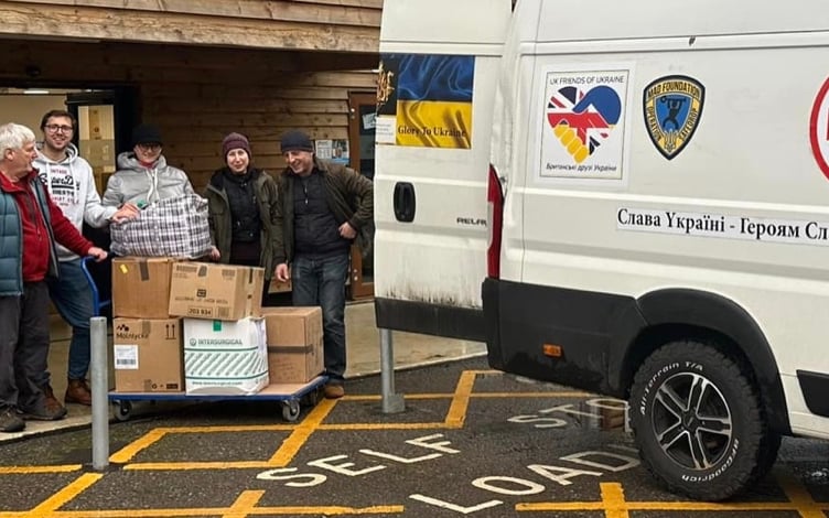 A past Energise Ukraine consignment pictured prior to leaving the UK for the war-torn nation