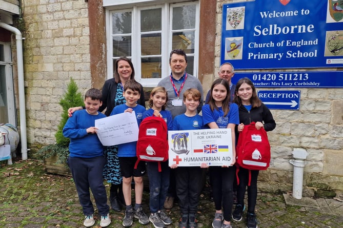 Selborne Primary School Ukraine PHOTO NOT TO BE USED AS HERO IMAGE – CAN'T BE ON SOCIAL MEDIA FOR SAFEGUARDING REASONS 