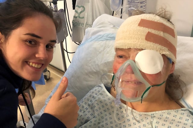 Mum 'lucky' after food poisoning led doctors to discover deadly tumour