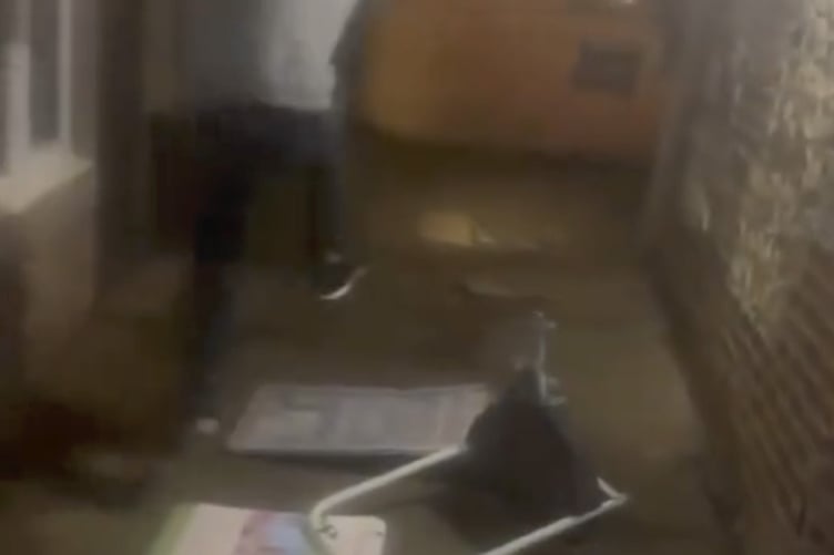 The vandalism was allegedly caught on camera in a video being circulated on social media