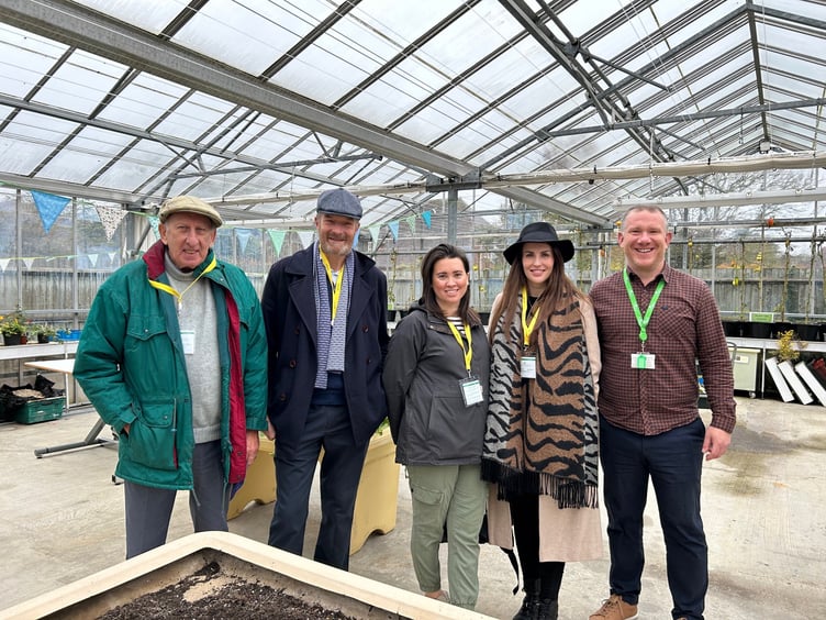 Gardening area at Treloar's.