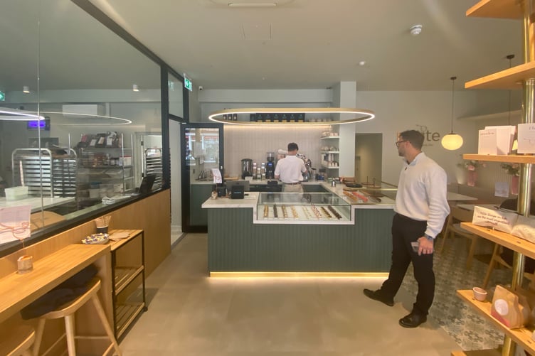 Entrance of Petite Patisserie