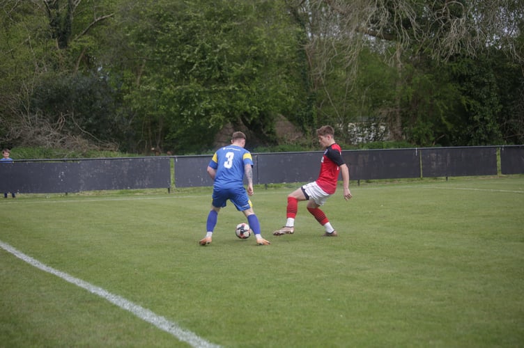 Action from Petersfield Town's 1-1 draw against Cowes Sports (Photo: Taylor-James Greer)