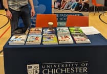 Students visit college higher education and employment fair