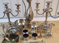 Mystery surrounds silverware found in pond as police search for owner