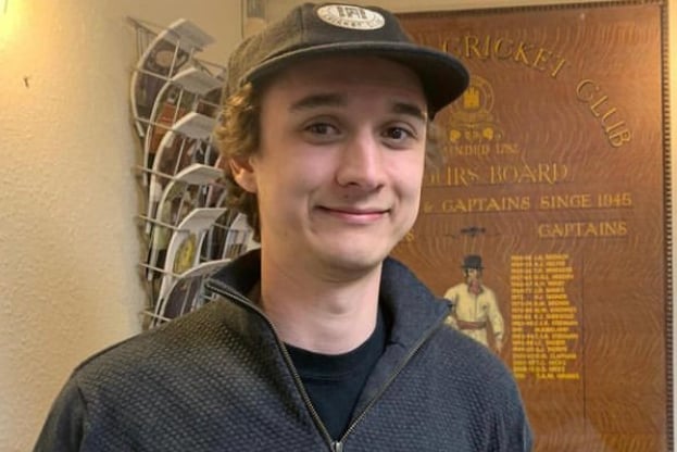 Farnham skipper and man-of-the-match Henry Beattie