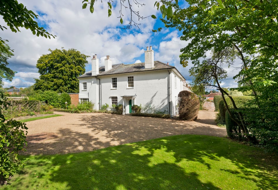 Georgian home for sale sits in "enchanting" gardens 