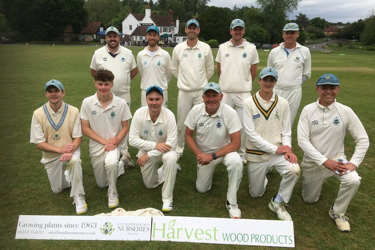 Tilford made it five wins out of five with a 31-run victory against Grayshott