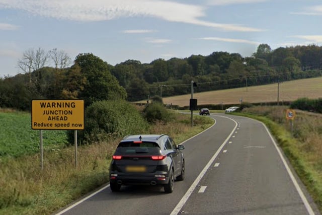 Motorcyclist seriously injured in A339 collision