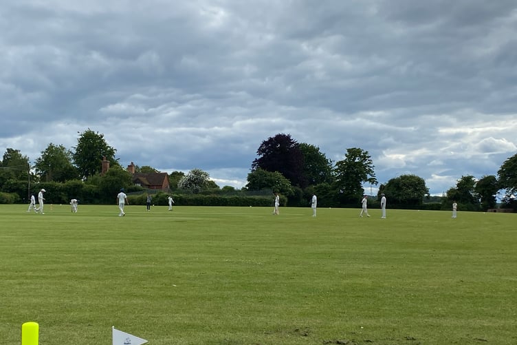 Action from Farnham's third team's ten-wicket win against Farncombe Wanderers