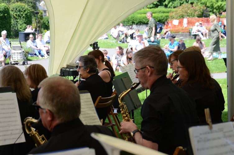 Alton Concert Band, Eden Project Big Lunch, Public Gardens, Alton, June 2nd 2024,